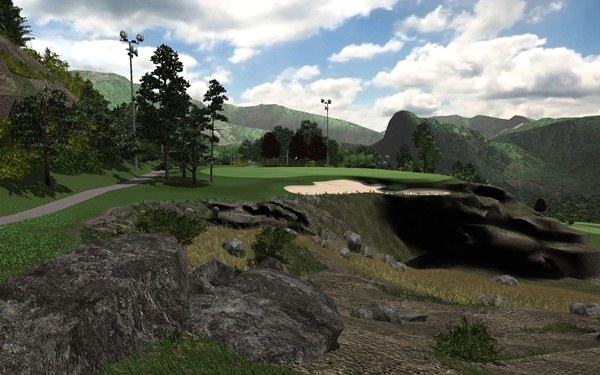 AboutGolf模擬高爾夫精準繪制的3D球場